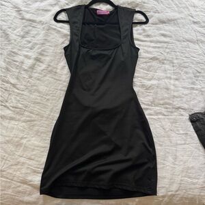 Edikted Black Sleeveless dress
